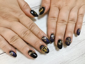 		ジェル。ハロウィン。