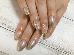 		ジェル。ミラーアート。