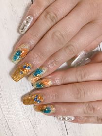 		ジェル。ミラーアート。