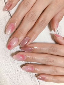 		ジェル。ピンクマーブル。