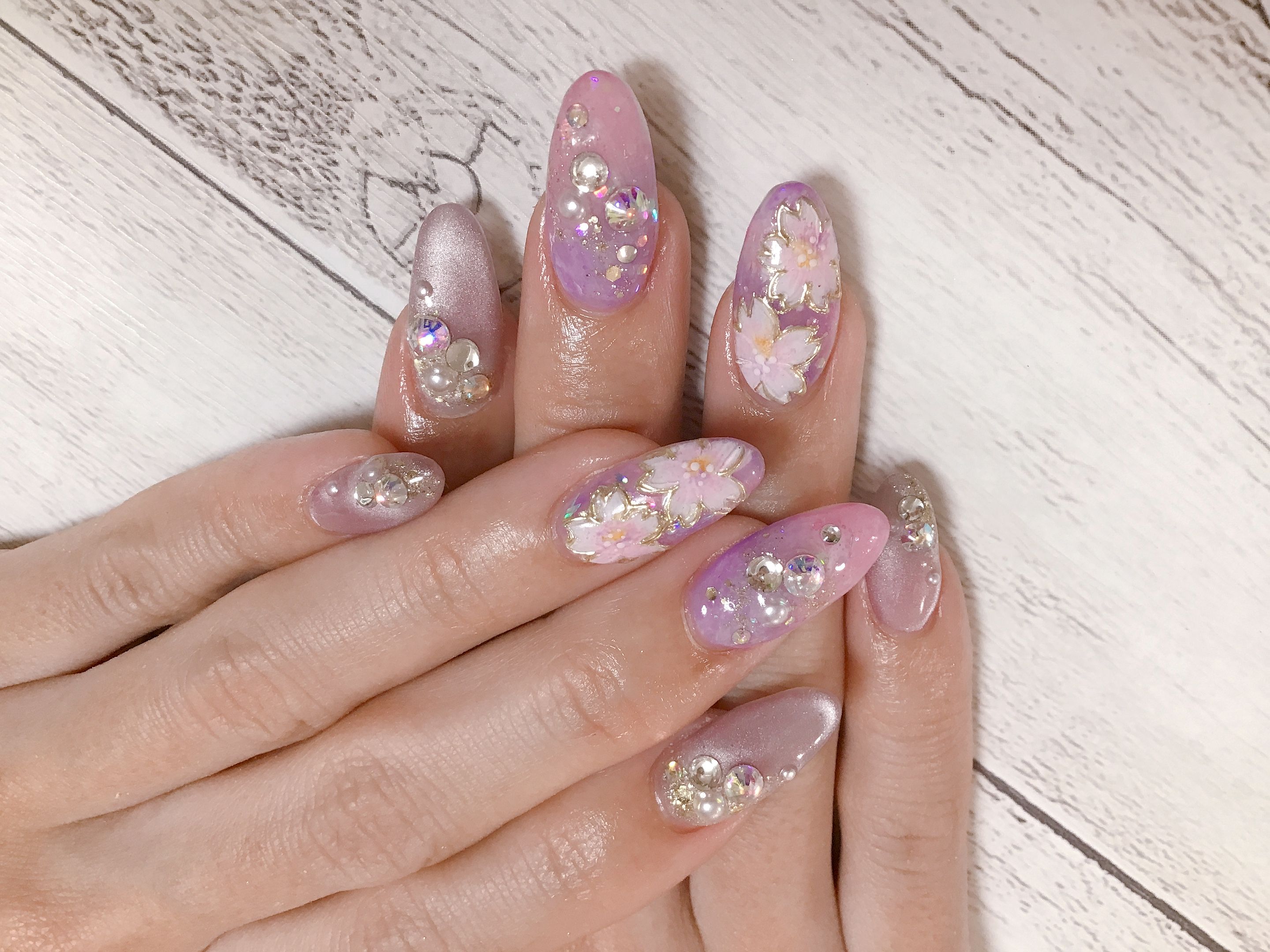 		スカルプチュア。桜。