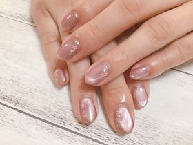 		ジェル。押し花。