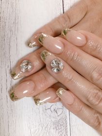 		ジェル。ガラスフレンチ。