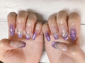 		ジェル。パープル。