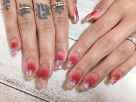 		ジェル。チークネイル。