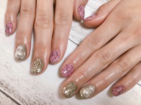 		スカルプチュア。大粒パール。