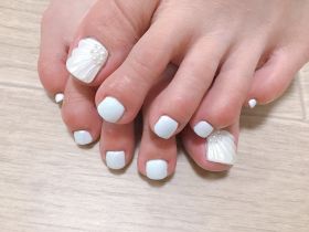 		フット。白パール。