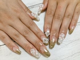 		スカルプチュア。３D花。