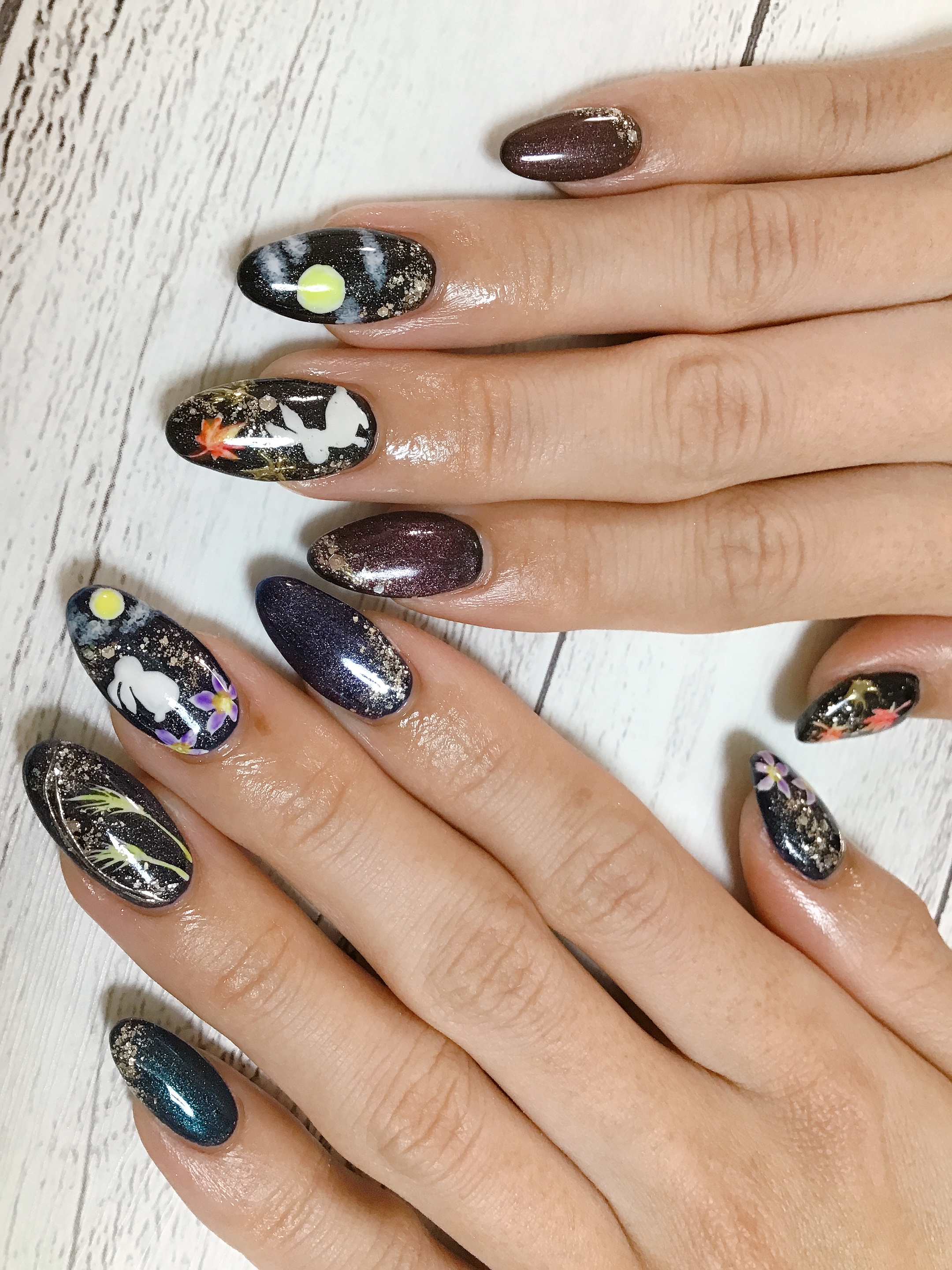 		スカルプチュア。お月見。