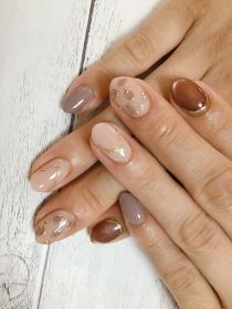 		ジェル。秋アート。