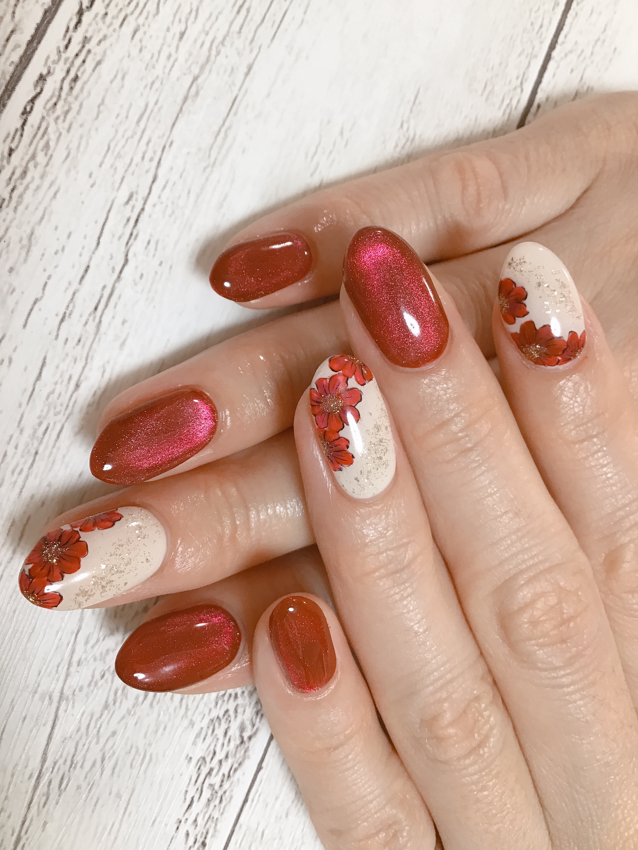 ジェル。フラワーアート。